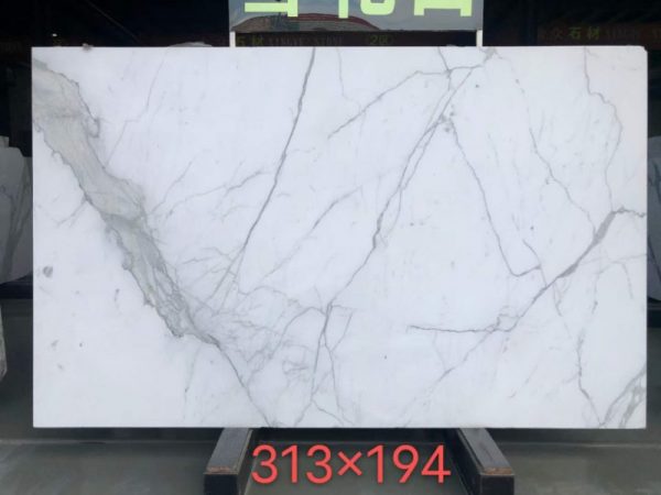Italian calacatta white marble slabs