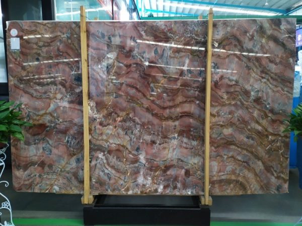 Guinness Red Marble Slabs