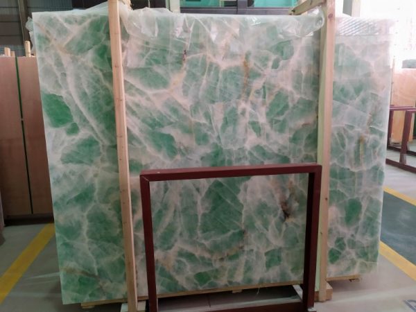 Ice Age Crystal Green Marble Slabs