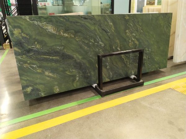 picasso green granite slabs